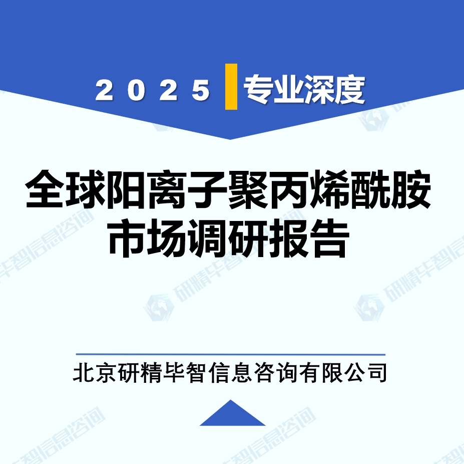 2025年全球與中國陽離子聚丙烯酰胺市場深度調(diào)研報(bào)告：行業(yè)趨勢(shì)與投資前景分析